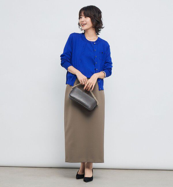 NOLLEY'S sophi「《アンサンブル対応》《手洗い可能》ウール100％5分袖プルオーバーニット」|ニット・セーター|