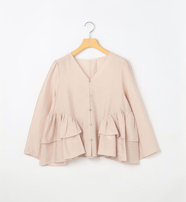 NOLLEY'S sophi「ウォッシャブルオーガンジーティアードブラウス」|シャツ・ブラウス|