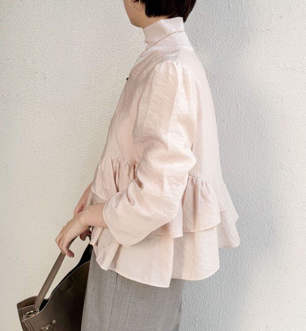 NOLLEY'S sophi「ウォッシャブルオーガンジーティアードブラウス」|シャツ・ブラウス|