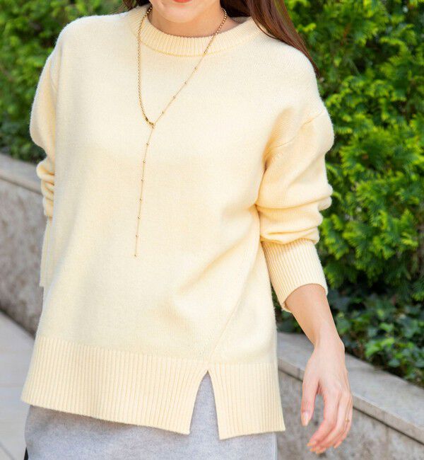 NOLLEY'S「5Gノアリスクルーネックプルオーバーニット」|ニット・セーター|