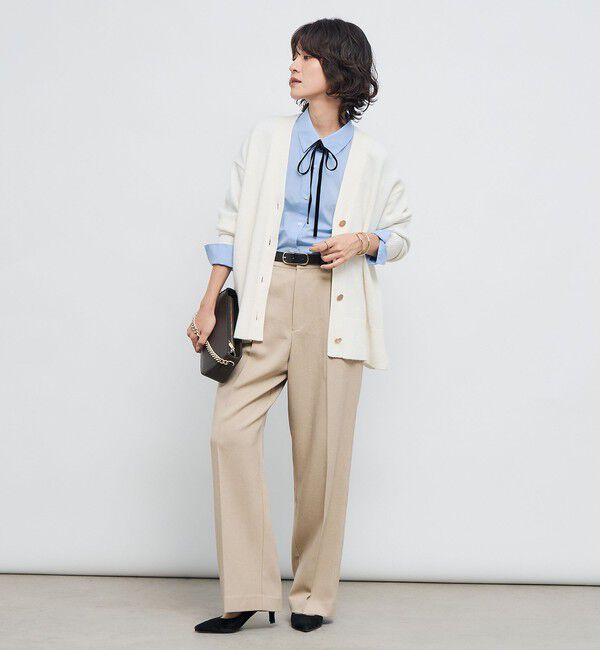 NOLLEY'S「5GノアリスゆったりVネックカーディガン」|カーディガン|