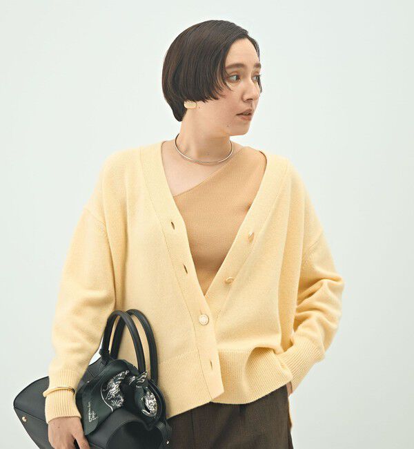 NOLLEY'S「5GノアリスゆったりVネックカーディガン」|カーディガン|