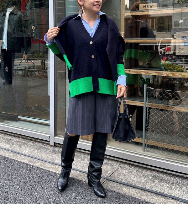 NOLLEY'S「5GノアリスゆったりVネックカーディガン」|カーディガン|