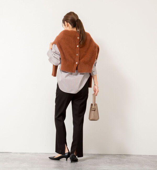 NOLLEY'S「《セットアップ対応》ウォッシャブルストレッチギャババックスリットパンツ」|その他|