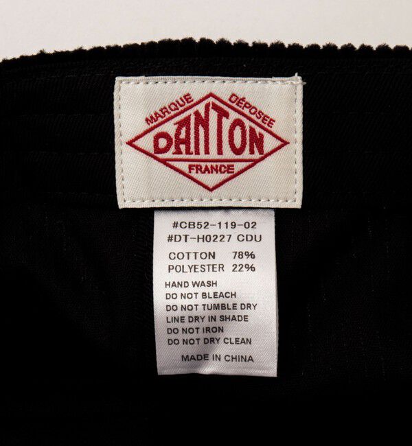 NOLLEY'S goodman「【DANTON/ダントン】8W CORDUROY 6PANEL CAP DT-H0227 CDU 25AW」|キャップ・キャスケット|