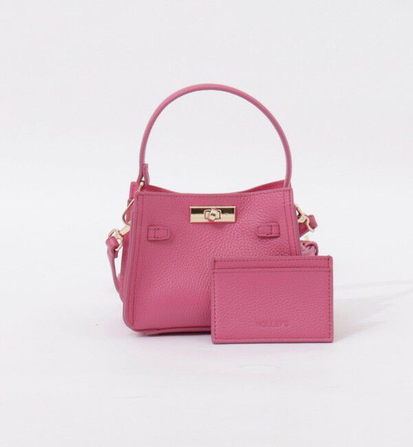 NOLLEY'S「HINERI miniバッグ」|ショルダー・メッセンジャー|ピンク