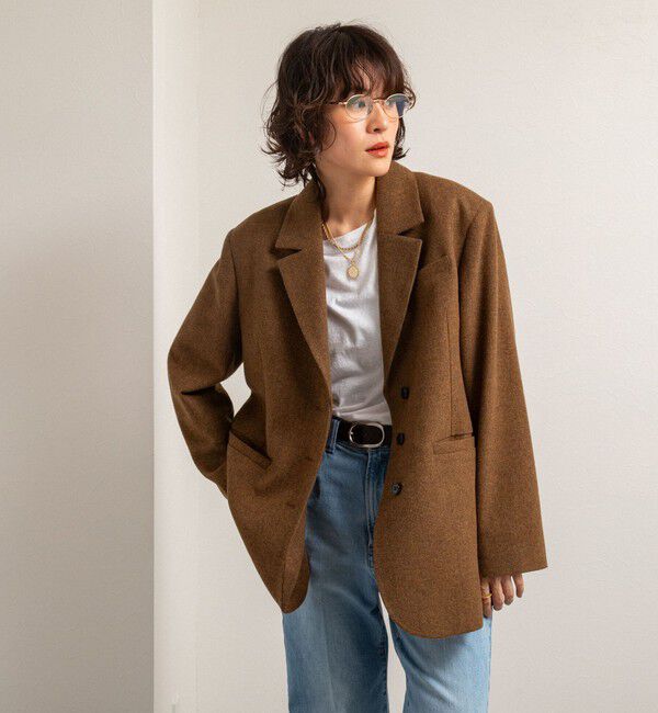 MAQWEL「【MAQWEL/マクウェル】オーバージャケット」|テーラードジャケット|