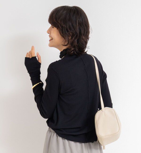 NOLLEY'S「MY STANDARD ウォッシャブルリブタートルネック」|Tシャツ・カットソー|