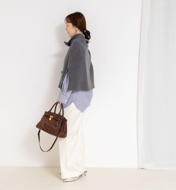 NOLLEY'S「《手洗い可能》2WAYニットポンチョ」|ニット・セーター|