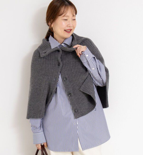 NOLLEY'S「《手洗い可能》2WAYニットポンチョ」|ニット・セーター|