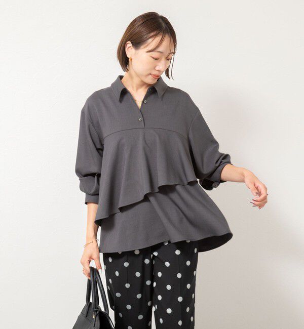 NOLLEY'S「【一部WEB限定色アイテム】ウォッシャブルフリルプルオーバーブラウス」|シャツ・ブラウス|