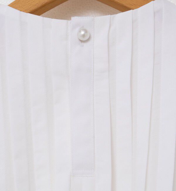 NOLLEY'S「ウォッシャブルタックフレアーブラウス」|シャツ・ブラウス|