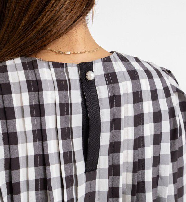 NOLLEY'S「ウォッシャブルタックフレアーブラウス」|シャツ・ブラウス|