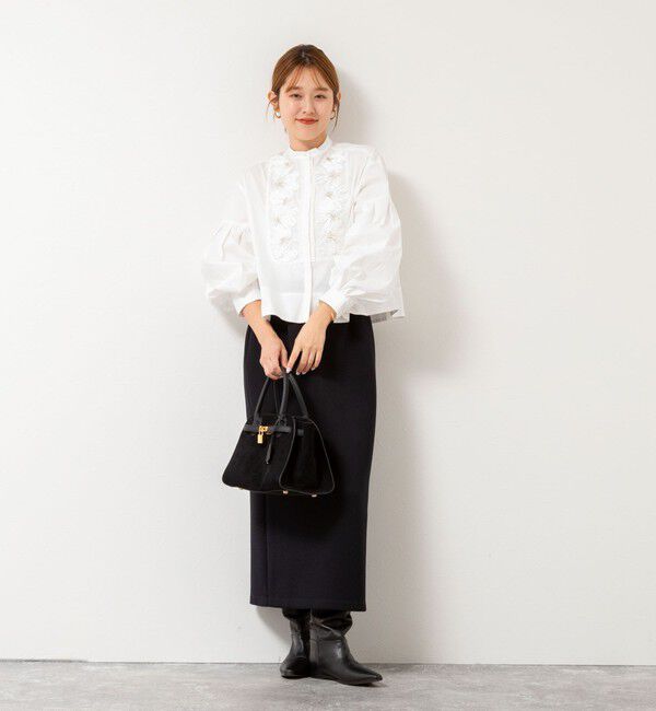 NOLLEY'S「【SOI-MeME/ソワメム】コードエンブロイダリーパールブラウス」|シャツ・ブラウス|