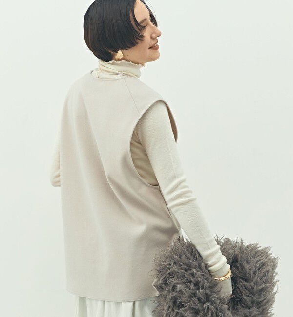 NOLLEY'S「ウォッシャブルストレッチジャージベスト」|ベスト・ジレ|