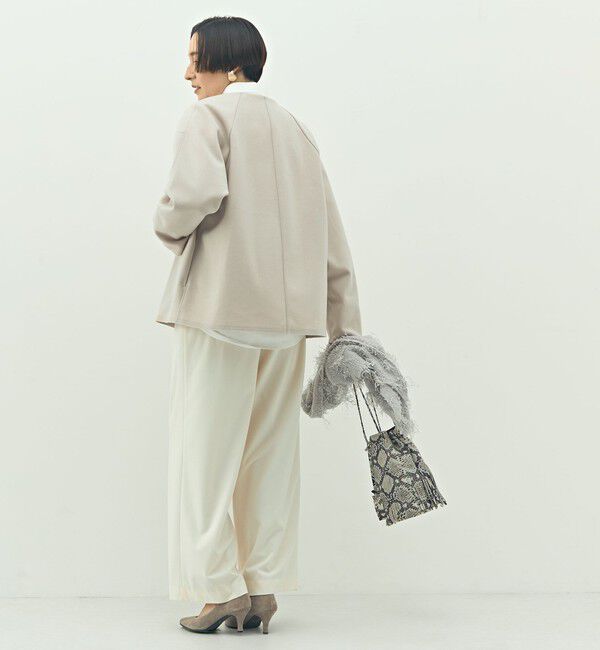 NOLLEY'S「ウォッシャブルストレッチジャージハオリ」|ブルゾン・スタジャン|