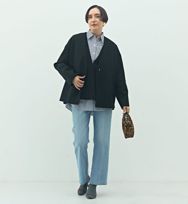 NOLLEY'S「ウォッシャブルストレッチジャージハオリ」|ブルゾン・スタジャン|