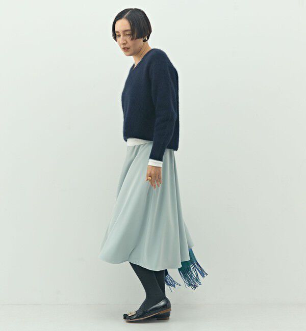 NOLLEY'S「ウォッシャブル2WAYストレッチフレアスカート」|フレア|