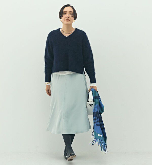 NOLLEY'S「ウォッシャブル2WAYストレッチフレアスカート」|フレア|