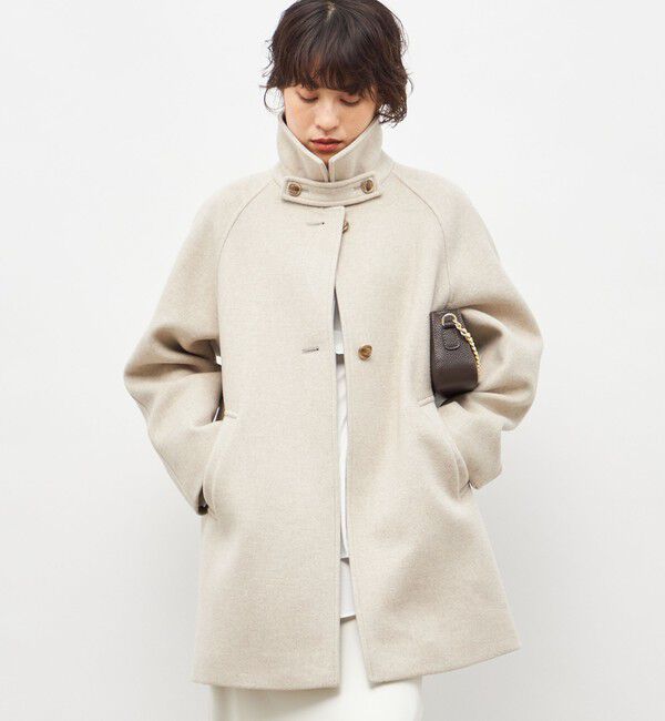NOLLEY'S sophi「ステンカラー2WAYハーフコート」|ステンカラーコート|
