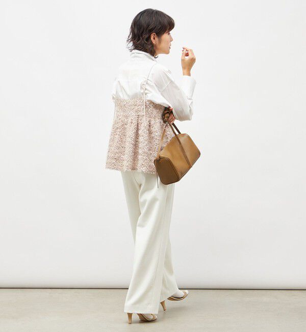 NOLLEY'S sophi「《セットアップ対応》ウォッシャブルフェザーチュールキャミブラウス」|キャミソール|