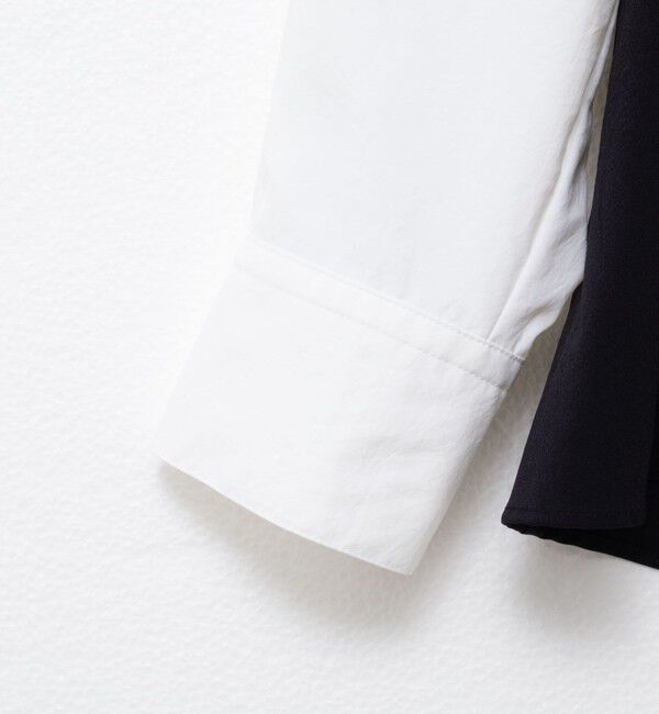 NOLLEY'S「《セットアップ対応》ウォッシャブルビスチェ風切替シャツ」|シャツ・ブラウス|