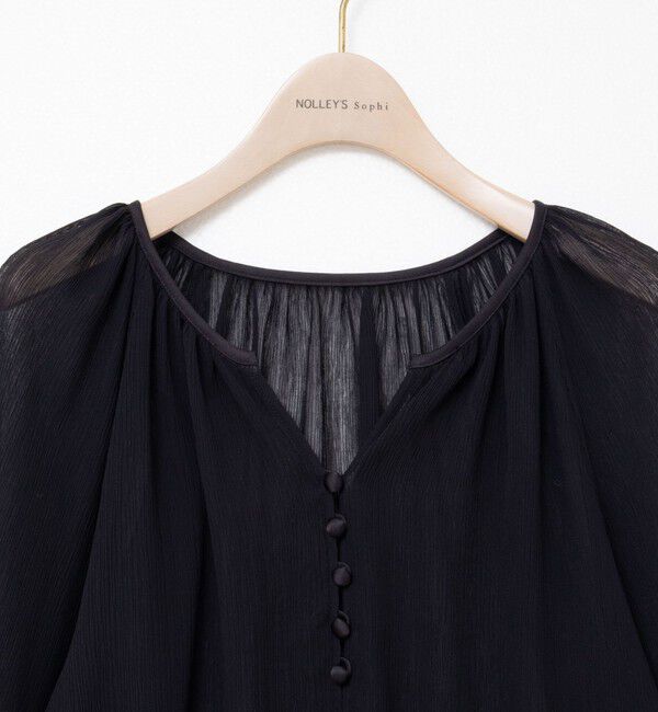 NOLLEY'S sophi「ウォッシャブル楊柳ギャザーブラウス」|シャツ・ブラウス|