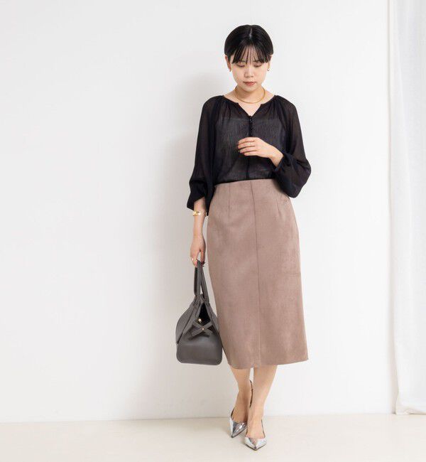 NOLLEY'S sophi「ウォッシャブル楊柳ギャザーブラウス」|シャツ・ブラウス|