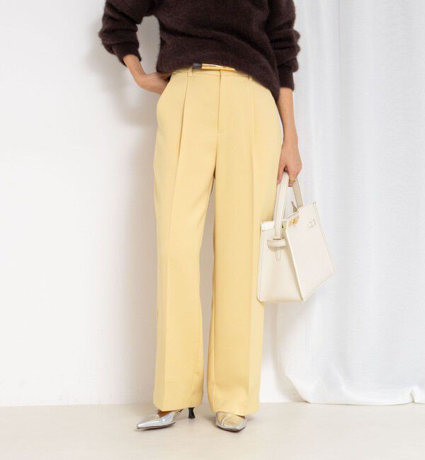 NOLLEY'S sophi「【一部WEB限定サイズ】ウォッシャブルブライトダブルクロスセミワイドパンツ」|その他|