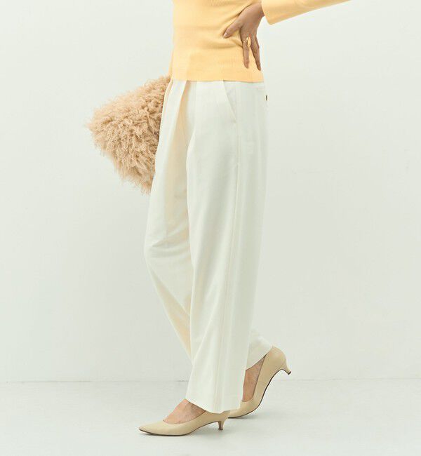 NOLLEY'S sophi「ウォッシャブルピーチツイルラップワイドパンツ」|その他|