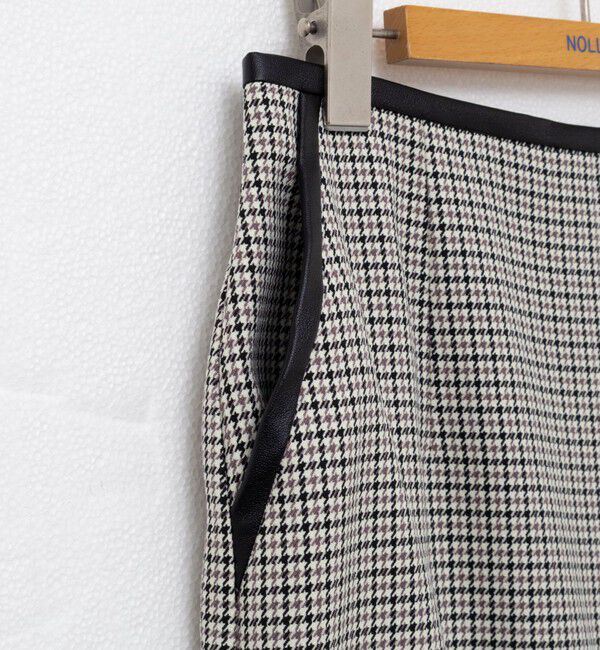 NOLLEY'S「ウォッシャブルボックスタックトラペーズスカート」|フレア|