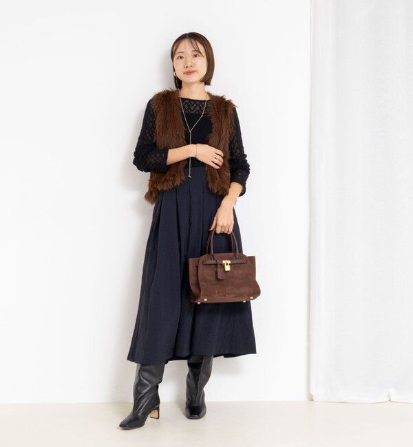 NOLLEY'S「【MARILYN MOON/マリリーンムーン】2ＷAYシャギーファーベスト」|ベスト・ジレ|