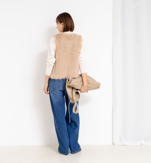 NOLLEY'S「【MARILYN MOON/マリリーンムーン】2ＷAYシャギーファーベスト」|ベスト・ジレ|