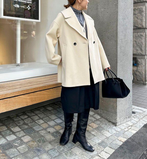 NOLLEY'S「【一部WEB限定アイテム】SP140リバーコート起毛メルトン仕上げ」|その他|