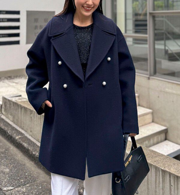 NOLLEY'S「【一部WEB限定アイテム】SP140リバーコート起毛メルトン仕上げ」|その他|