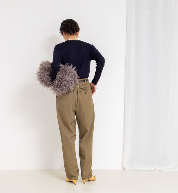 NOLLEY'S「《手洗い可能》16GマレーリブVネックカーディガン」|カーディガン|