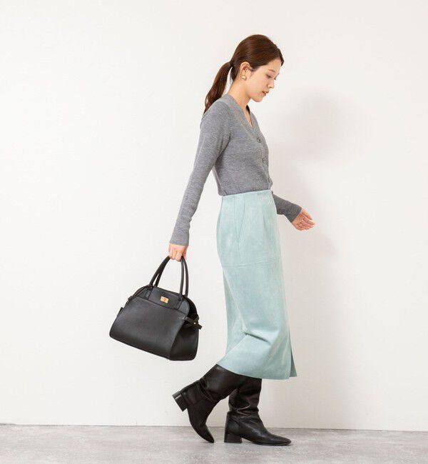 NOLLEY'S「《手洗い可能》16GマレーリブVネックカーディガン」|カーディガン|