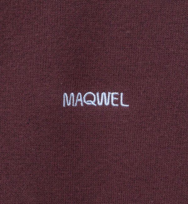 MAQWEL「【MAQWEL/マクウェル】スウェットライクニット」|ニット・セーター|