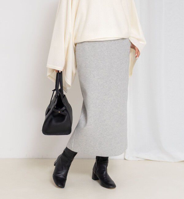 NOLLEY'S「【一部WEB限定カラー＆サイズ】ウォッシャブルＷジャージタイトスカート」|タイト|