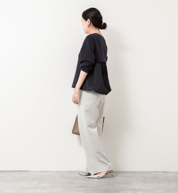 NOLLEY'S sophi「ウォッシャブルダンボール&times;タフタバックバルーンプルオーバー」|Tシャツ・カットソー|