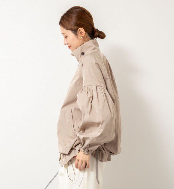 NOLLEY'S「【MARILYN MOON/マリリーンムーン】volume sleeve taffeta mid blouson」|ブルゾン・スタジャン|