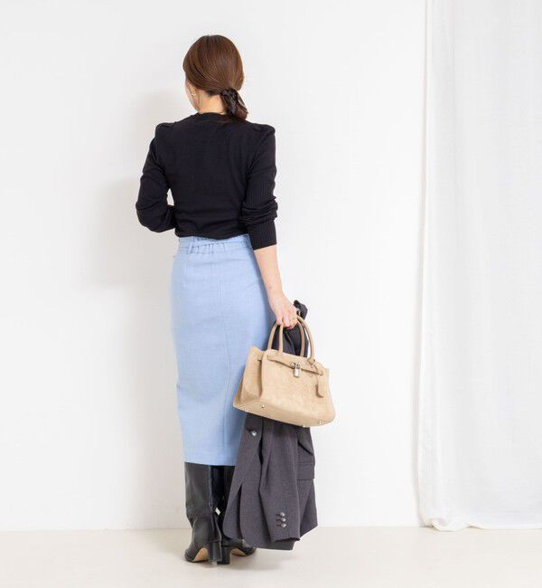 NOLLEY'S sophi「【MARILYN MOON/マリリーンムーン】14G wool modern sleeve top」|ニット・セーター|