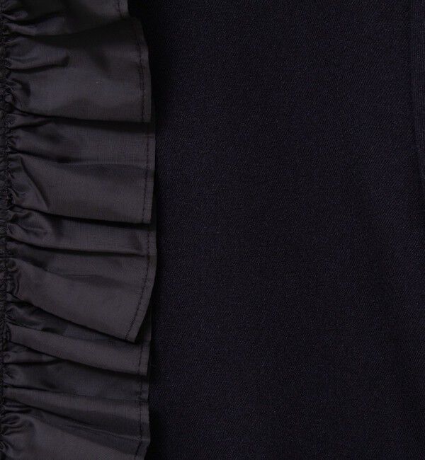 NOLLEY'S「《セットアップ対応》ウォッシャブルウール調2WAYフリルブラウス」|シャツ・ブラウス|