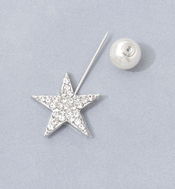grace grace「【grace grace/グラスグラス】スターパヴェプッシュピン」|ブローチ・コサージュ|