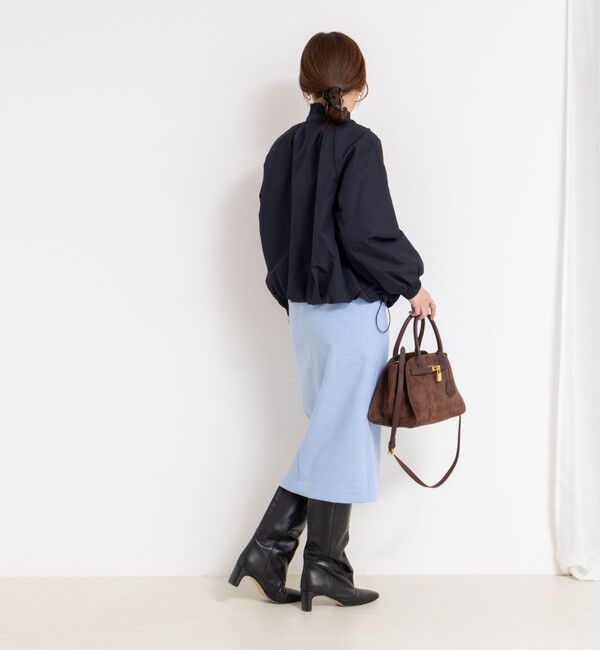 NOLLEY'S sophi「【MARILYN MOON/マリリーンムーン】pleats twill blouson」|ブルゾン・スタジャン|