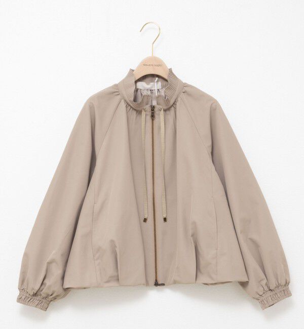 NOLLEY'S sophi「【MARILYN MOON/マリリーンムーン】pleats twill blouson」|ブルゾン・スタジャン|