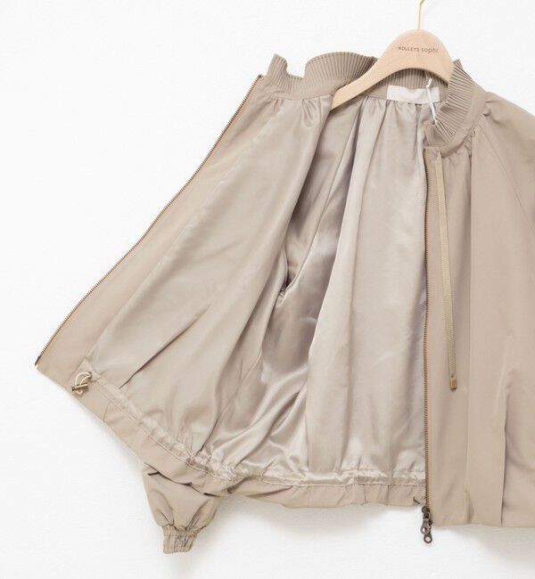 NOLLEY'S sophi「【MARILYN MOON/マリリーンムーン】pleats twill blouson」|ブルゾン・スタジャン|