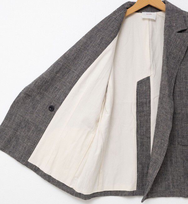 NOLLEY'S「【enrica/エンリカ】グレンチェックオーバーサイズジャケット」|テーラードジャケット|