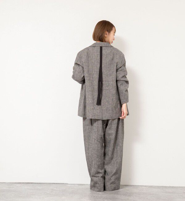 NOLLEY'S「【enrica/エンリカ】グレンチェックオーバーサイズジャケット」|テーラードジャケット|