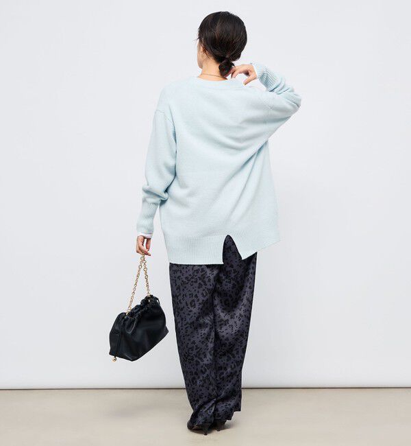 NOLLEY'S「【WEB限定アイテム】2WAY長めVネックカーディガン」|カーディガン|